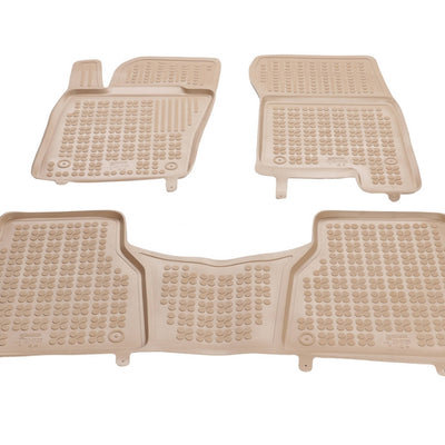 Gummi Fußmatten für Mercedes  X-Klasse Beige