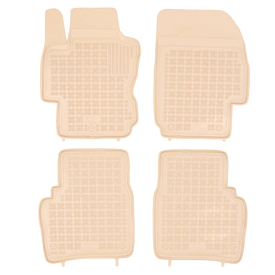 Gummi Fußmatten für Nissan Note Beige
