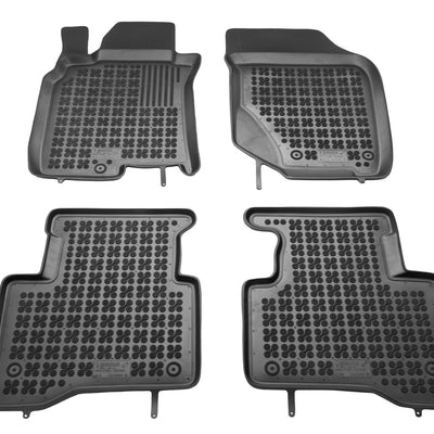 Gummi Fußmatten für Nissan X-Trail I Schwarz
