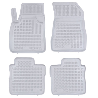 Gummi Fußmatten für Nissan Note II Grau