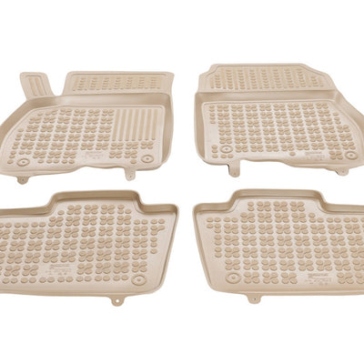Gummi Fußmatten für Nissan Leaf Beige
