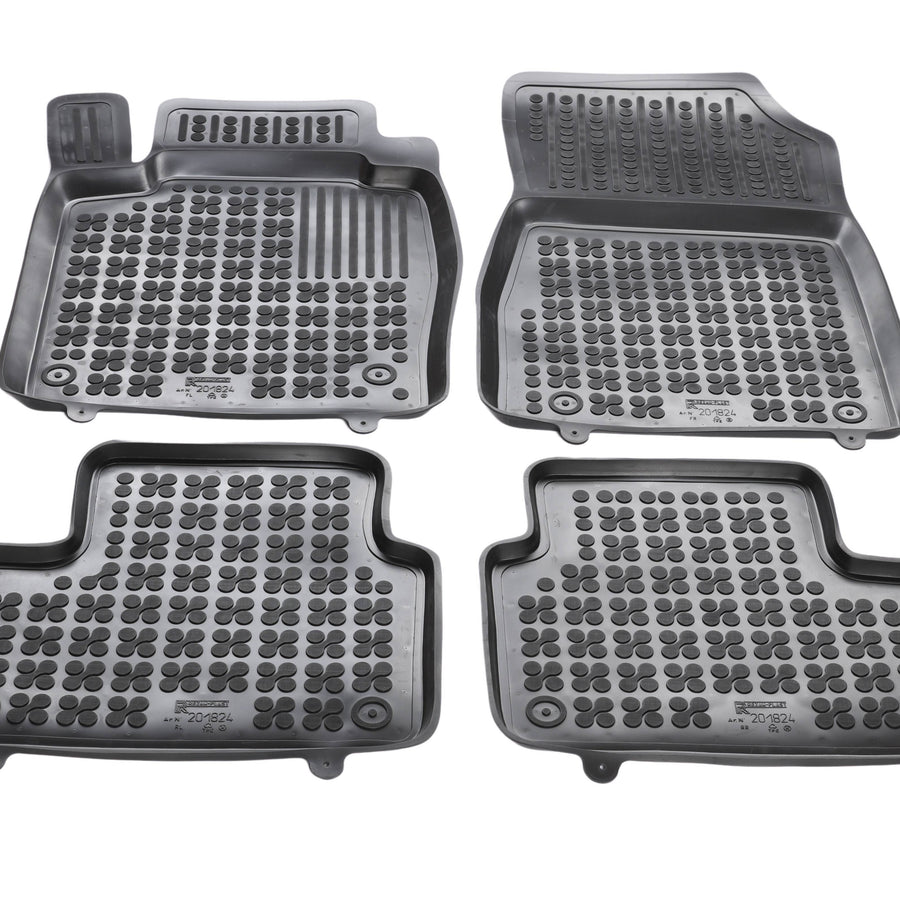 Gummi Fußmatten für Nissan Juke II Schwarz Gummi Fußmatten für Nissan Juke II Schwarz