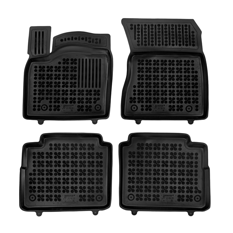 Gummi Fußmatten für Nissan X-Trail IV Schwarz Gummi Fußmatten für Nissan X-Trail IV Schwarz