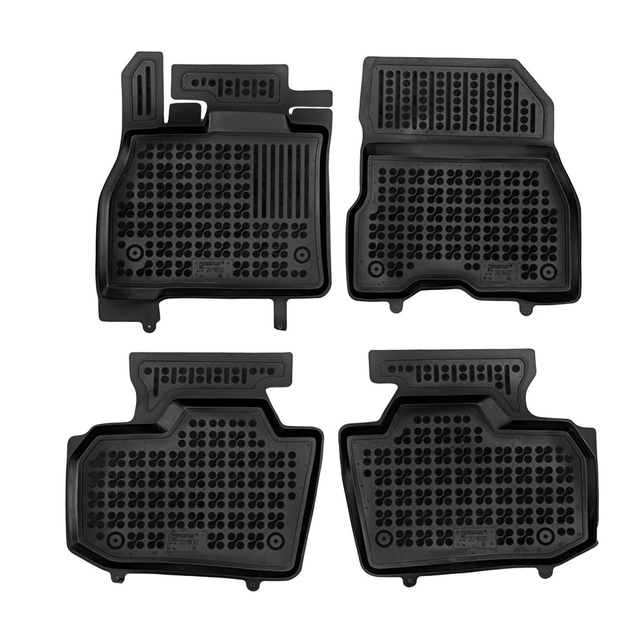 Gummi Fußmatten für Nissan Leaf Elektrisch Schwarz Gummi Fußmatten für Nissan Leaf Elektrisch Schwarz