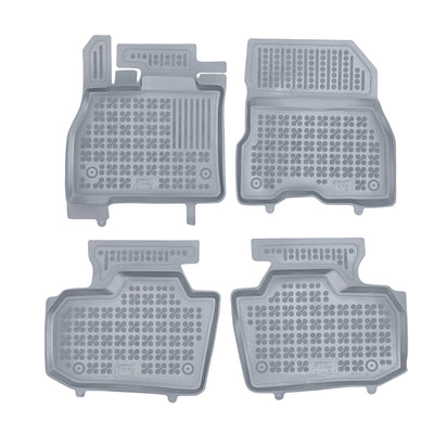 Gummi Fußmatten für Nissan Leaf Elektrisch Grau