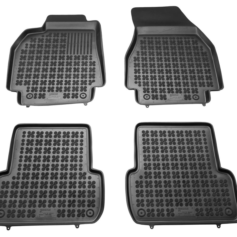 Gummi Fußmatten für Renault Megane II Schwarz Gummi Fußmatten für Renault Megane II Schwarz