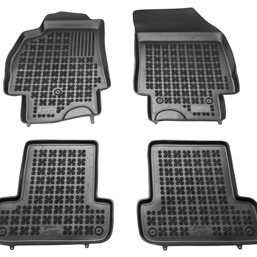 Gummi Fußmatten für Renault Megane III Schwarz Gummi Fußmatten für Renault Megane III Schwarz
