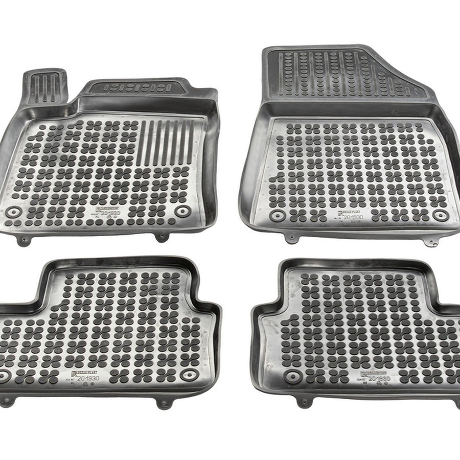 Gummi Fußmatten für Renault Clio V Schwarz Gummi Fußmatten für Renault Clio V Schwarz