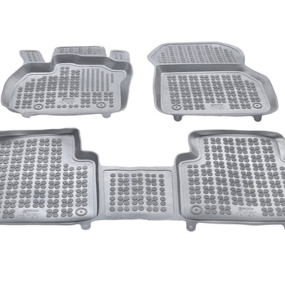 Gummi Fußmatten für Renault Zoe Grau