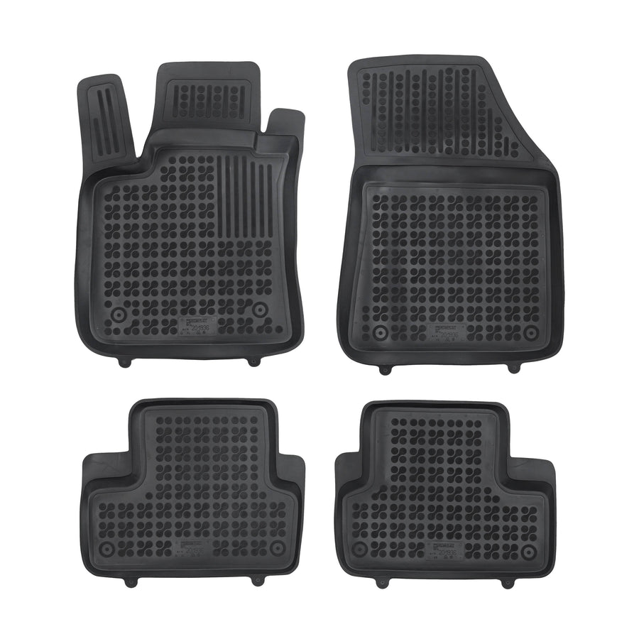 Gummi Fußmatten für Renault Megane IV Grandtour / E-Tech Schwarz Gummi Fußmatten für Renault Megane IV Grandtour / E-Tech Schwarz