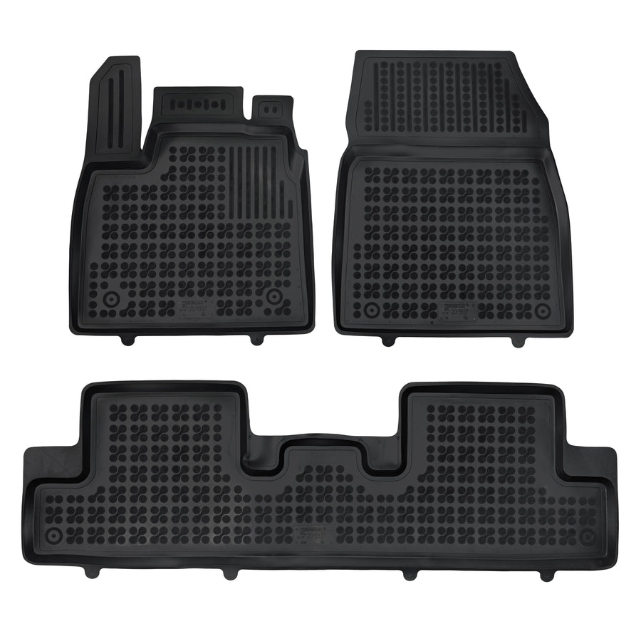 Gummi Fußmatten für Renault Megane IV E-Tech Electric Schwarz Gummi Fußmatten für Renault Megane IV E-Tech Electric Schwarz