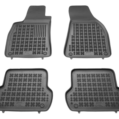 Gummi Fußmatten für Seat Exeo Schwarz