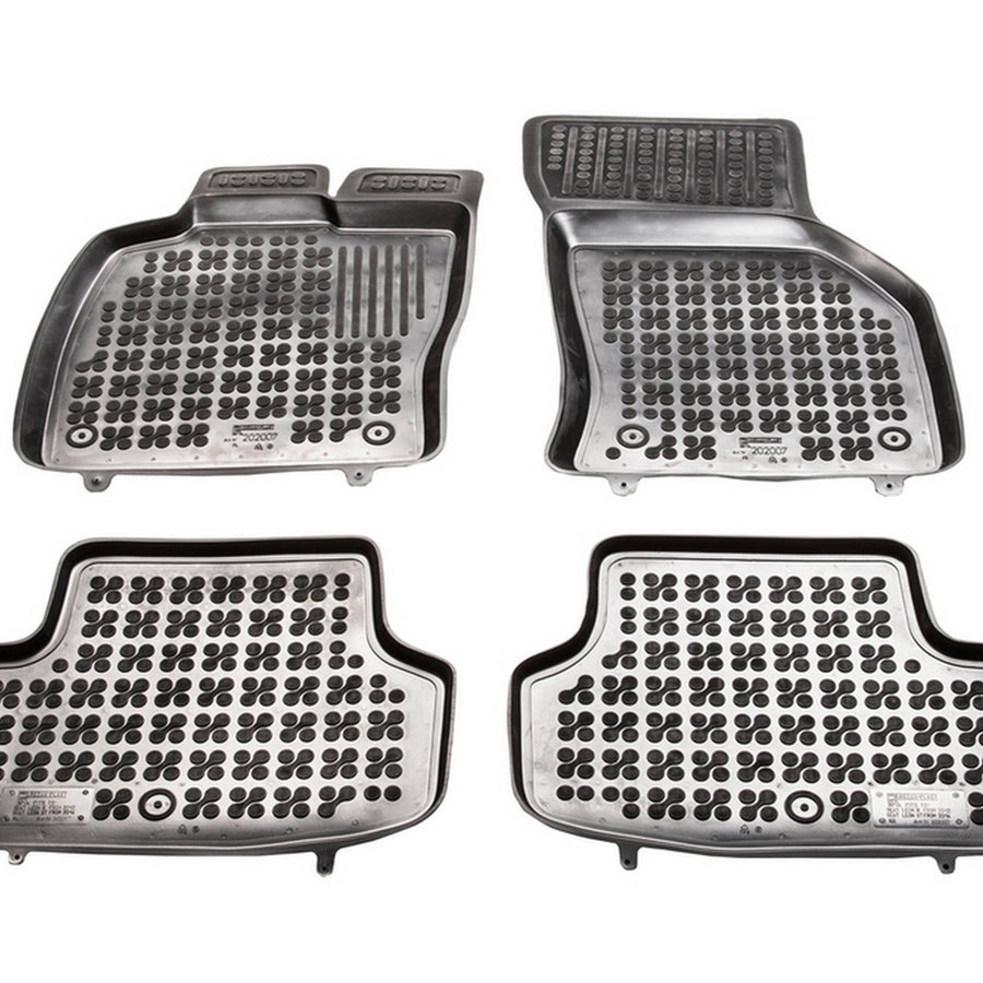 Gummi Fußmatten für Seat Leon III Schwarz Gummi Fußmatten für Seat Leon III Schwarz