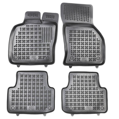 Gummi Fußmatten für Seat Leon IV ST Schwarz