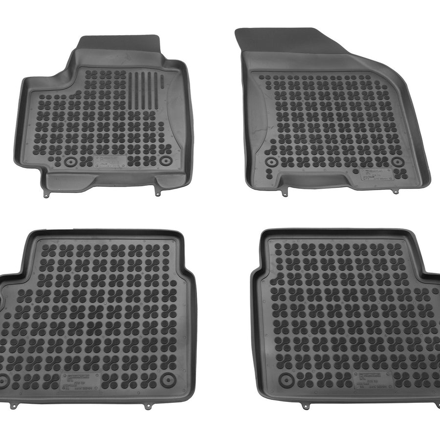 Gummi Fußmatten für Chevrolet Aveo Schwarz Gummi Fußmatten für Chevrolet Aveo Schwarz