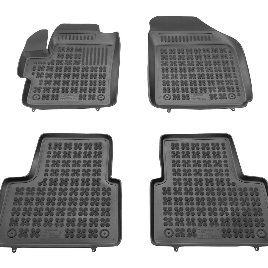 Gummi Fußmatten für Chevrolet Spark I Schwarz Gummi Fußmatten für Chevrolet Spark I Schwarz