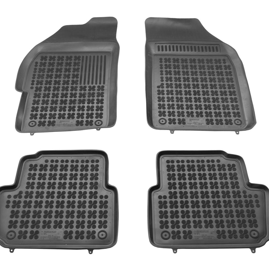 Gummi Fußmatten für Chevrolet Spark II Schwarz Gummi Fußmatten für Chevrolet Spark II Schwarz