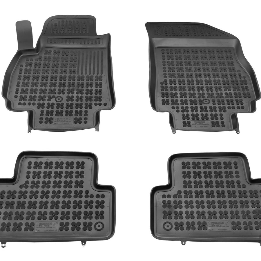 Gummi Fußmatten für Chevrolet Orlando Schwarz Gummi Fußmatten für Chevrolet Orlando Schwarz