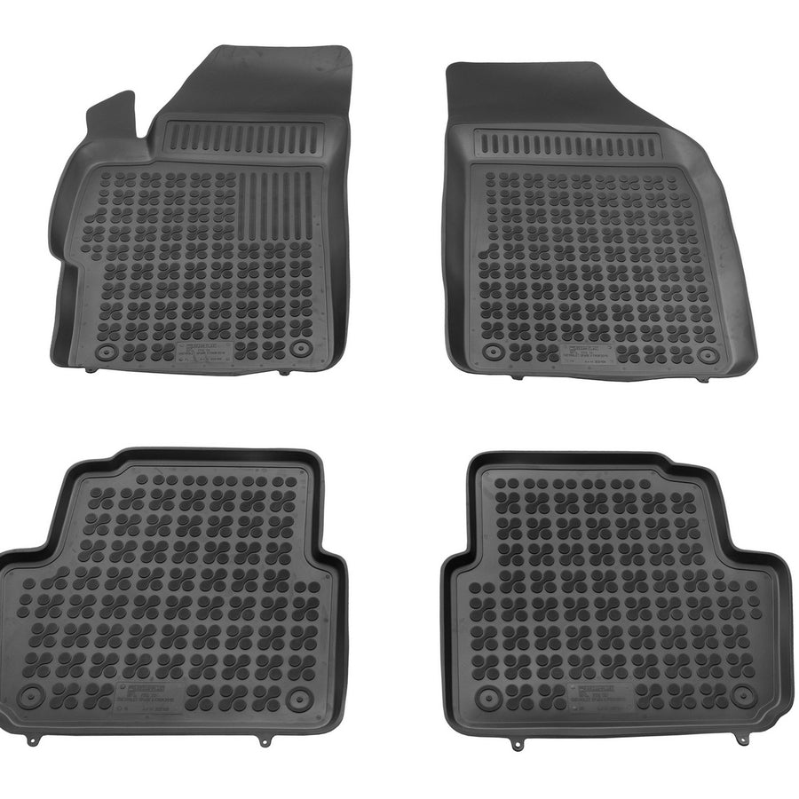 Gummi Fußmatten für Chevrolet Spark II FL Schwarz Gummi Fußmatten für Chevrolet Spark II FL Schwarz