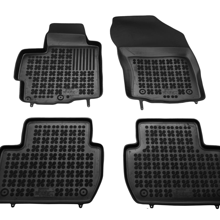 Gummi Fußmatten für Peugeot 4007 / Citroen C-Crosser / Mitsubishi Outlander II Schwarz Gummi Fußmatten für Peugeot 4007 / Citroen C-Crosser / Mitsubishi Outlander II Schwarz