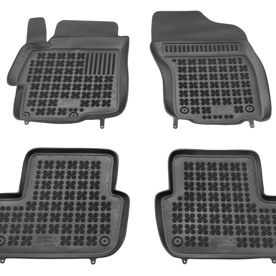 Gummi Fußmatten für Mitsubishi Lancer Schwarz Gummi Fußmatten für Mitsubishi Lancer Schwarz