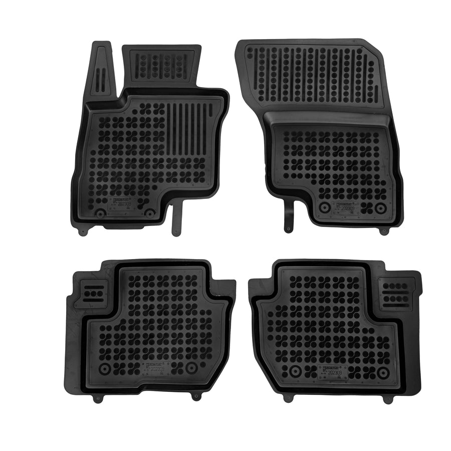 Gummi Fußmatten für Mitsubishi Eclipse Cross PHEV Schwarz Gummi Fußmatten für Mitsubishi Eclipse Cross PHEV Schwarz