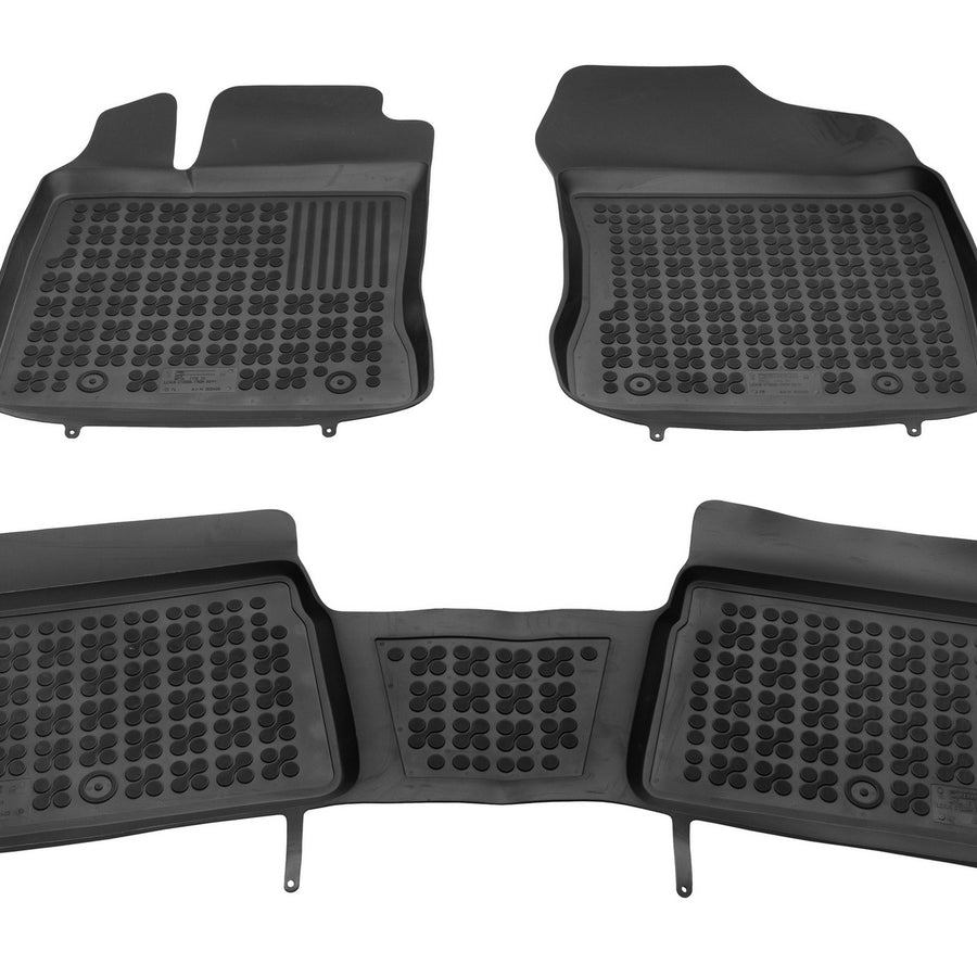 Gummi Fußmatten für Lexus CT 200h Schwarz Gummi Fußmatten für Lexus CT 200h Schwarz