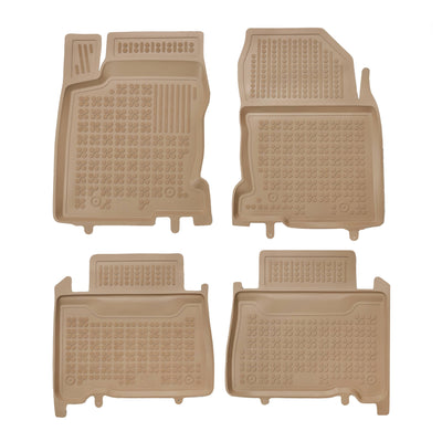 Gummi Fußmatten für Lexus NX I Beige