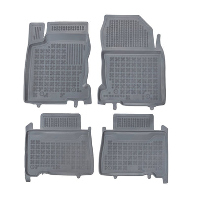 Gummi Fußmatten für Lexus NX I Grau