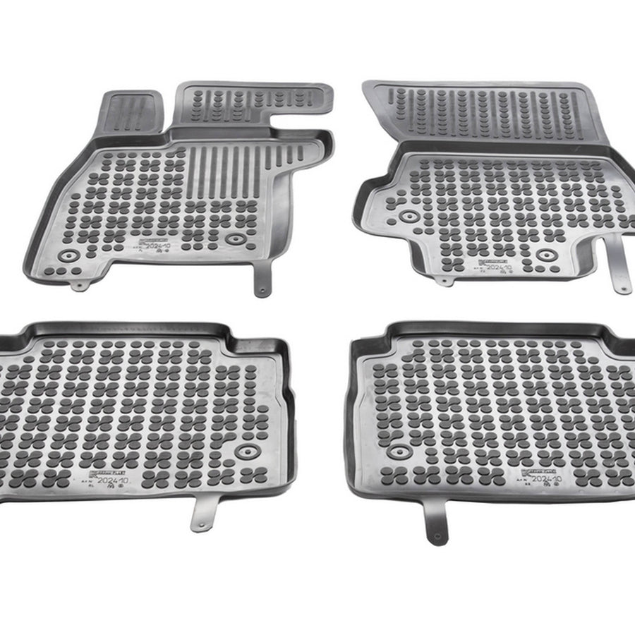 Gummi Fußmatten für Lexus LS V 500h Schwarz Gummi Fußmatten für Lexus LS V 500h Schwarz