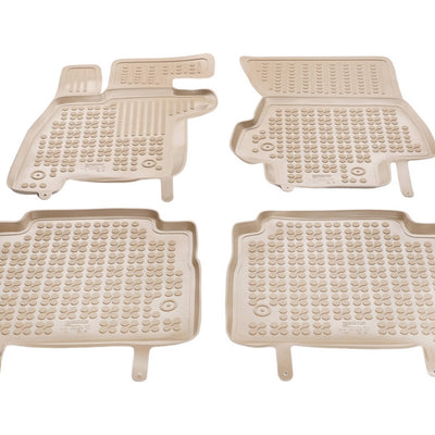 Gummi Fußmatten für Lexus LS V 500h Beige