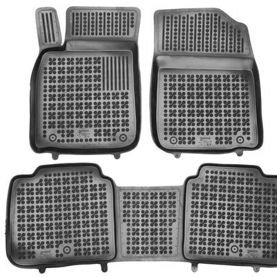 Gummi Fußmatten für Lexus ES VI Schwarz