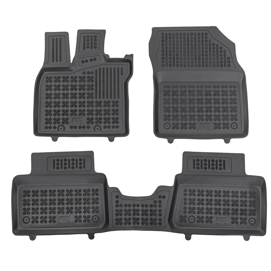 Gummi Fußmatten für Lexus LBX Schwarz Gummi Fußmatten für Lexus LBX Schwarz