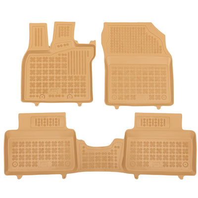 Gummi Fußmatten für Lexus LBX Beige