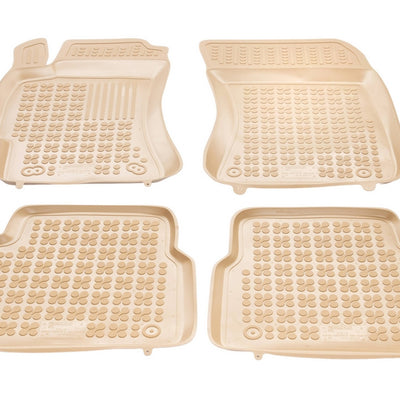 Gummi Fußmatten für Subaru Forester III Beige