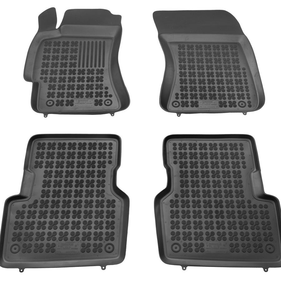 Gummi Fußmatten für Subaru Forester II Schwarz Gummi Fußmatten für Subaru Forester II Schwarz