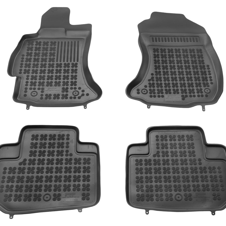 Gummi Fußmatten für Subaru Forester IV Schwarz Gummi Fußmatten für Subaru Forester IV Schwarz