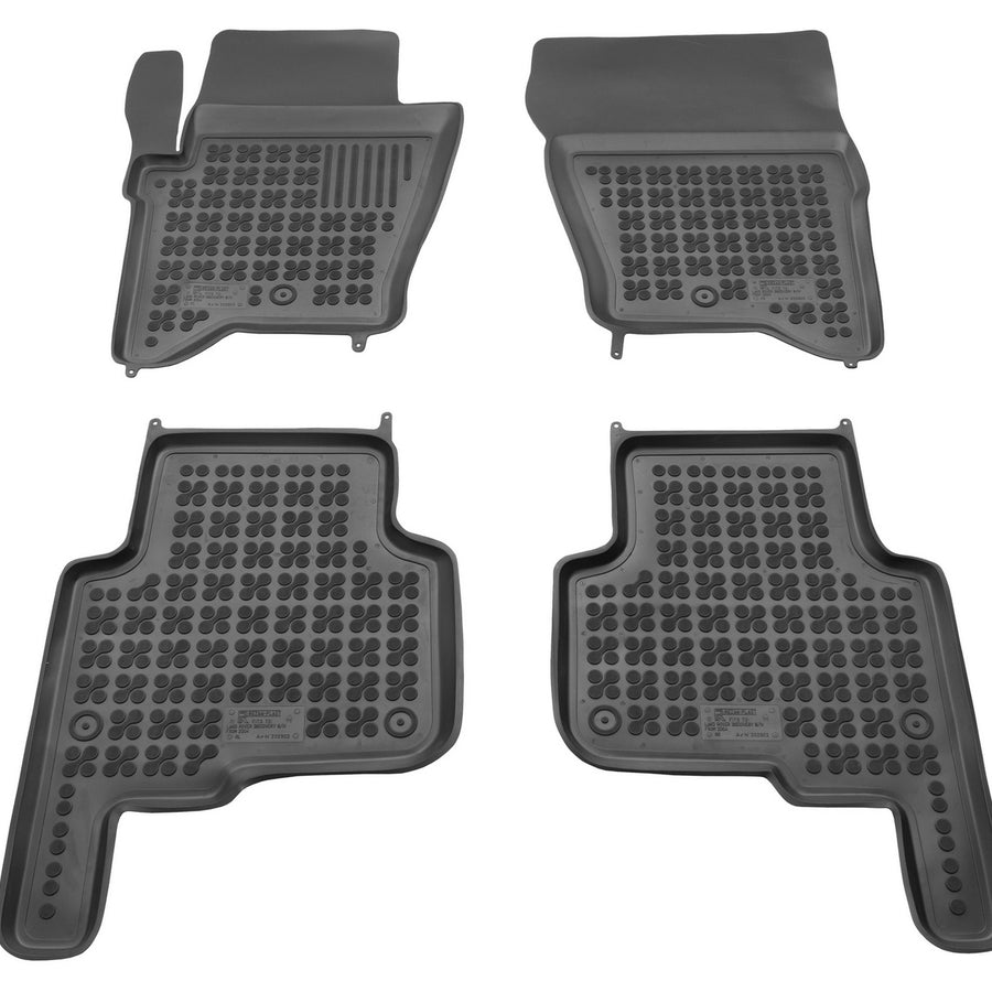 Gummi Fußmatten für Land Rover Discovery III / IV Schwarz Gummi Fußmatten für Land Rover Discovery III / IV Schwarz