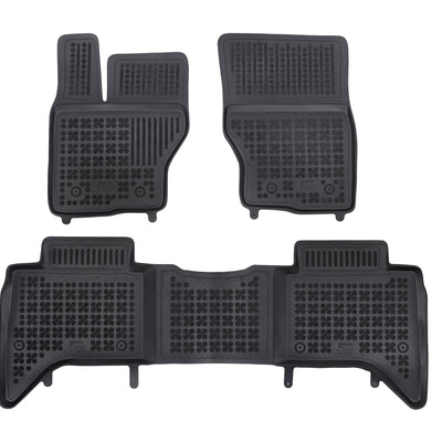 Gummi Fußmatten für Land Rover Range Rover IV Schwarz