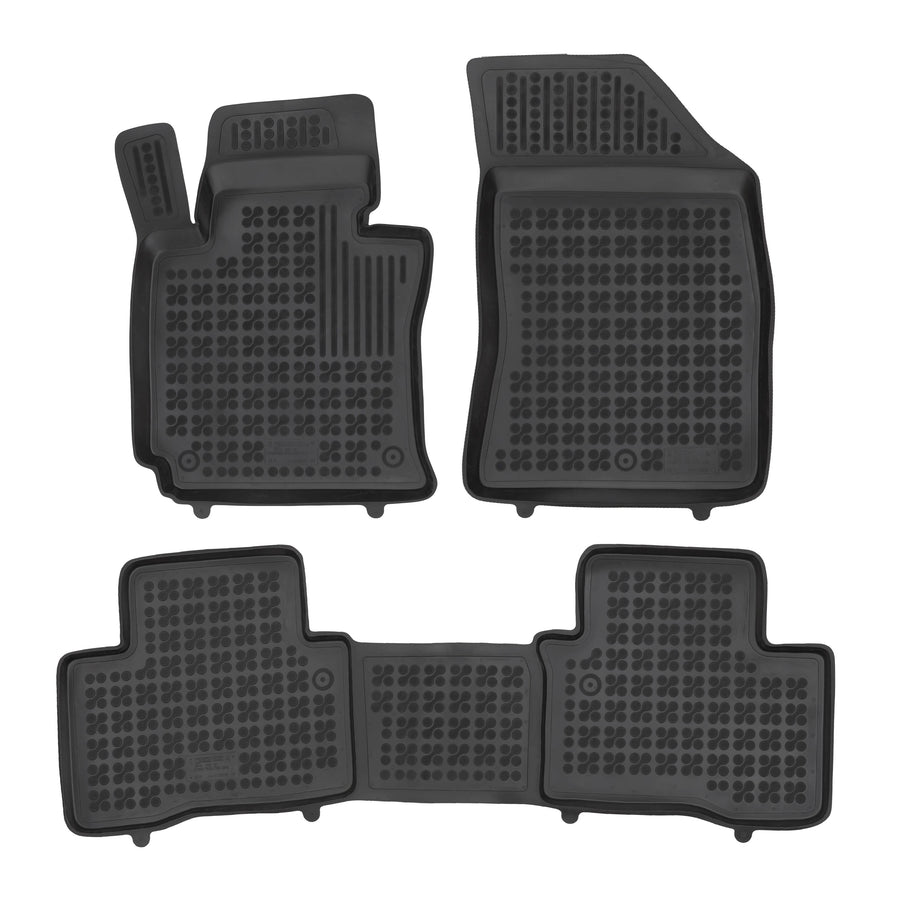 Gummi Fußmatten für SsangYong Tivoli / Tivoli Grand / XLV Schwarz Gummi Fußmatten für SsangYong Tivoli / Tivoli Grand / XLV Schwarz