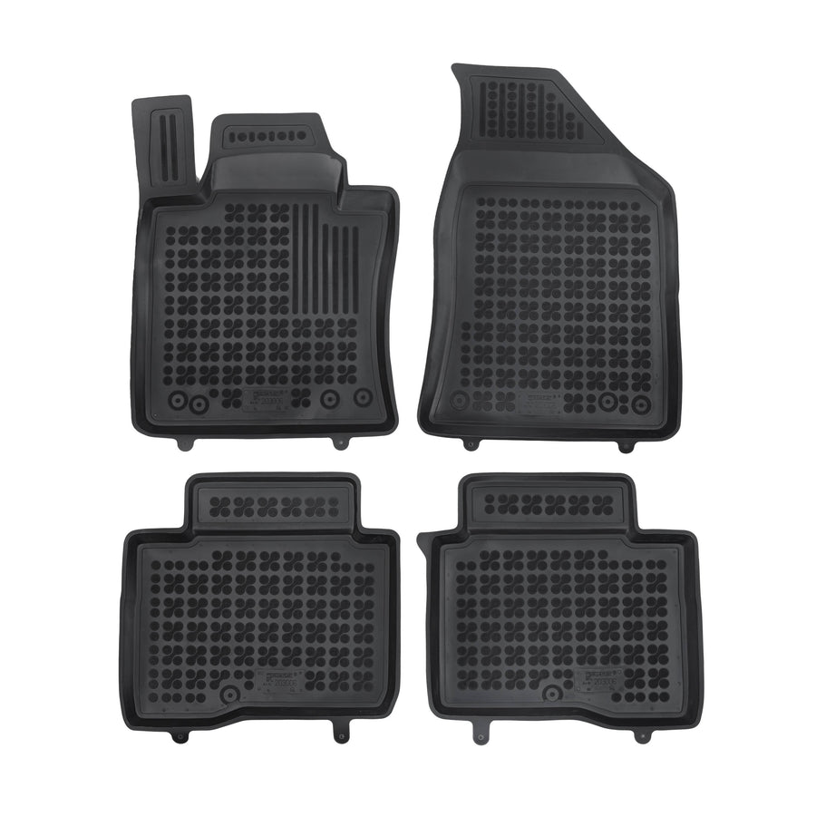 Gummi Fußmatten für SsangYong Torres Schwarz Gummi Fußmatten für SsangYong Torres Schwarz