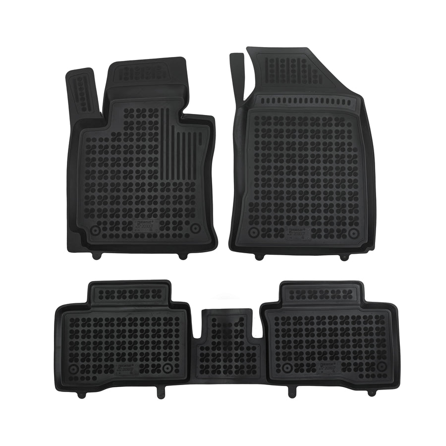 Gummi Fußmatten für SsangYong Tivoli / Tivoli Grand II Schwarz Gummi Fußmatten für SsangYong Tivoli / Tivoli Grand II Schwarz
