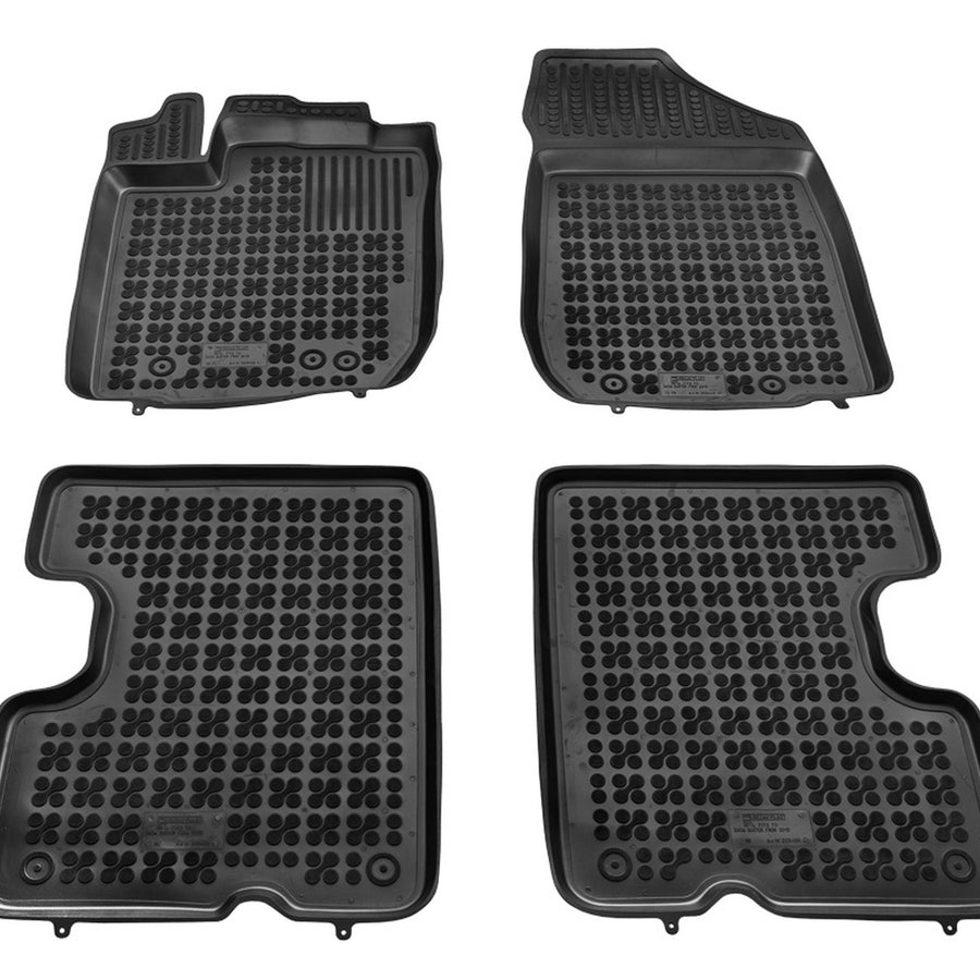 Gummi Fußmatten für Dacia Duster FL Schwarz Gummi Fußmatten für Dacia Duster FL Schwarz