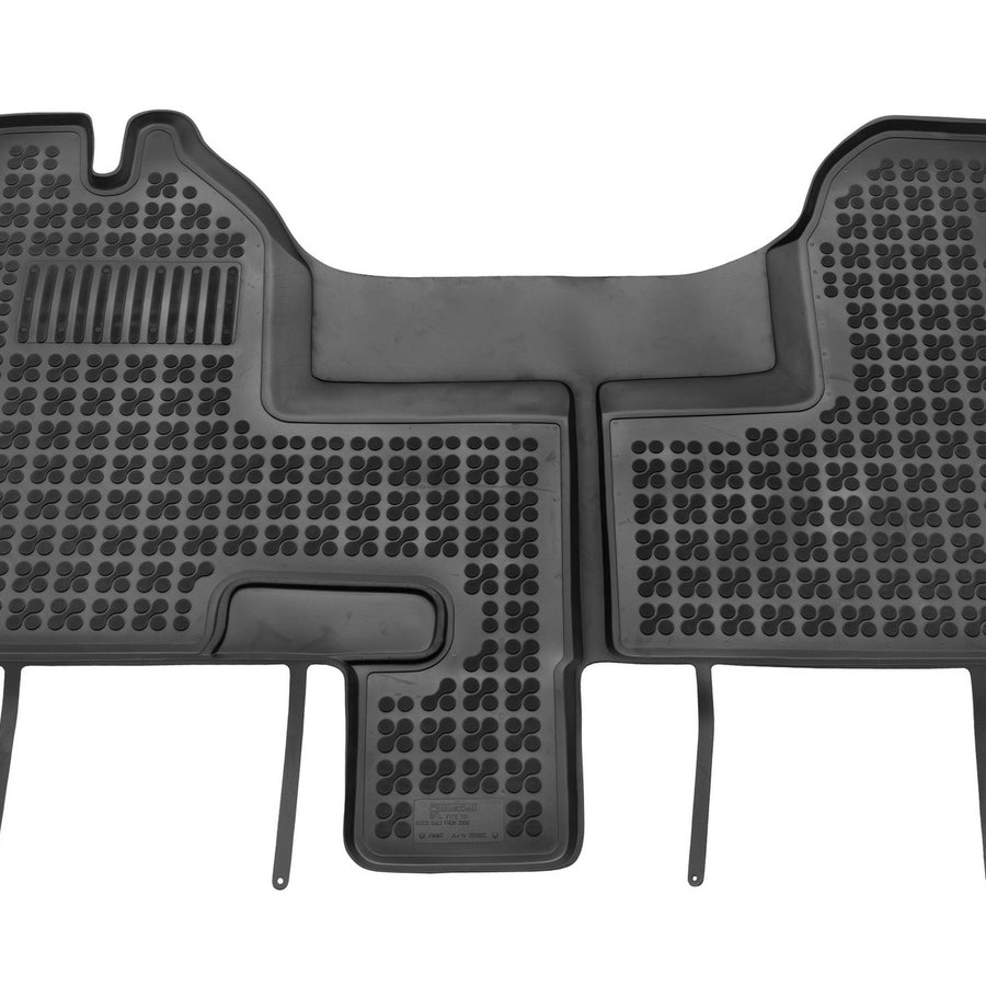 Gummi Fußmatten für Iveco Daily Schwarz Gummi Fußmatten für Iveco Daily Schwarz