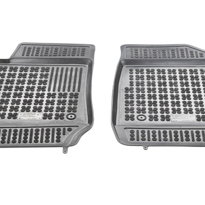 Gummi Fußmatten für Isuzu D-Max II Schwarz / 2-Sitzer