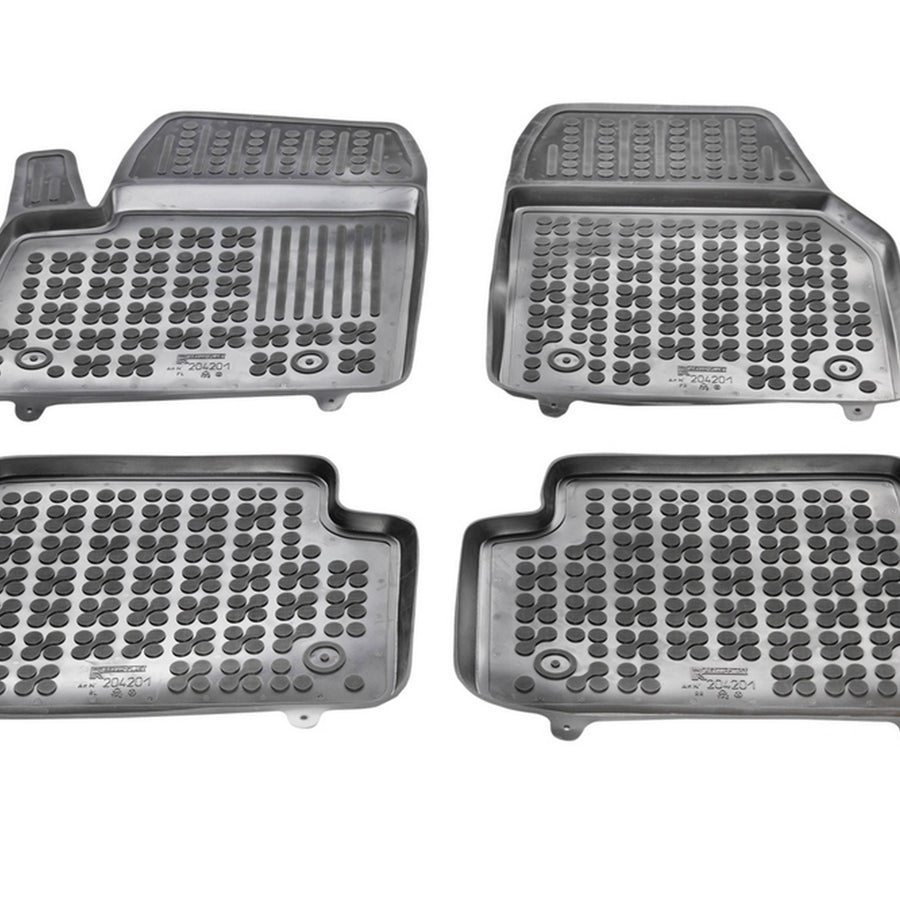 Gummi Fußmatten für Jaguar E-Pace Schwarz Gummi Fußmatten für Jaguar E-Pace Schwarz