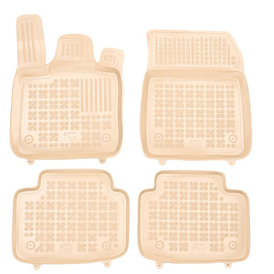 Gummi Fußmatten für Jaguar I-Pace Beige