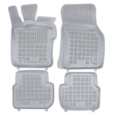 Gummi Fußmatten für Jaguar XF II X260 Grau