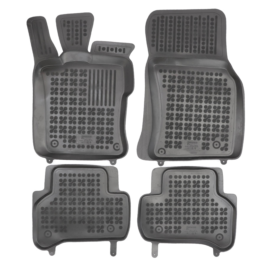 Gummi Fußmatten für Jaguar XE Schwarz Gummi Fußmatten für Jaguar XE Schwarz