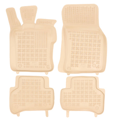 Gummi Fußmatten für Jaguar XE Beige